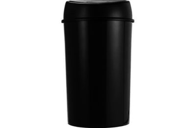 ColourMatch 50 Litre Touch Top Bin - Jet Black.